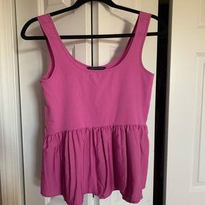 American Eagle Magenta Flowy Tank